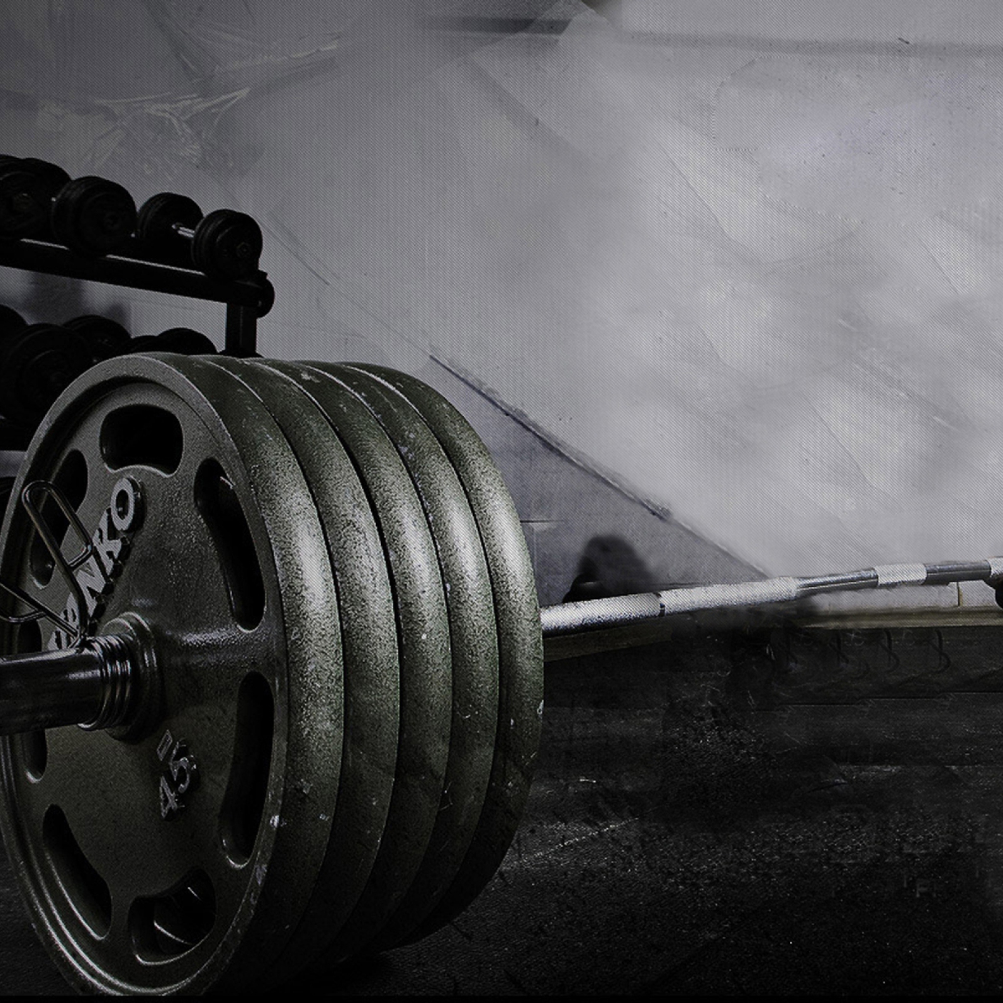 Das Weight Bar Gym Workout Wallpaper 2048x2048