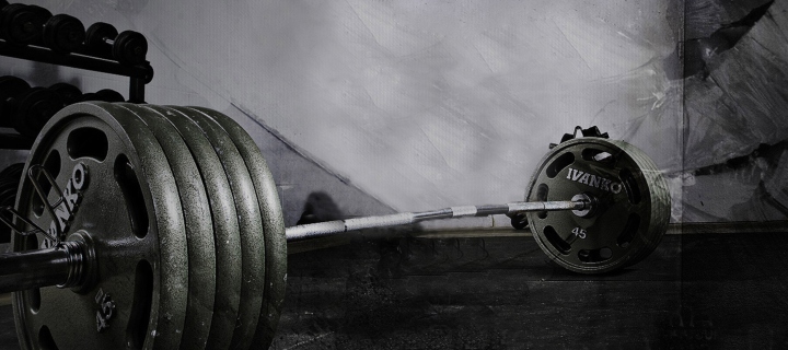 Weight Bar Gym Workout wallpaper 720x320