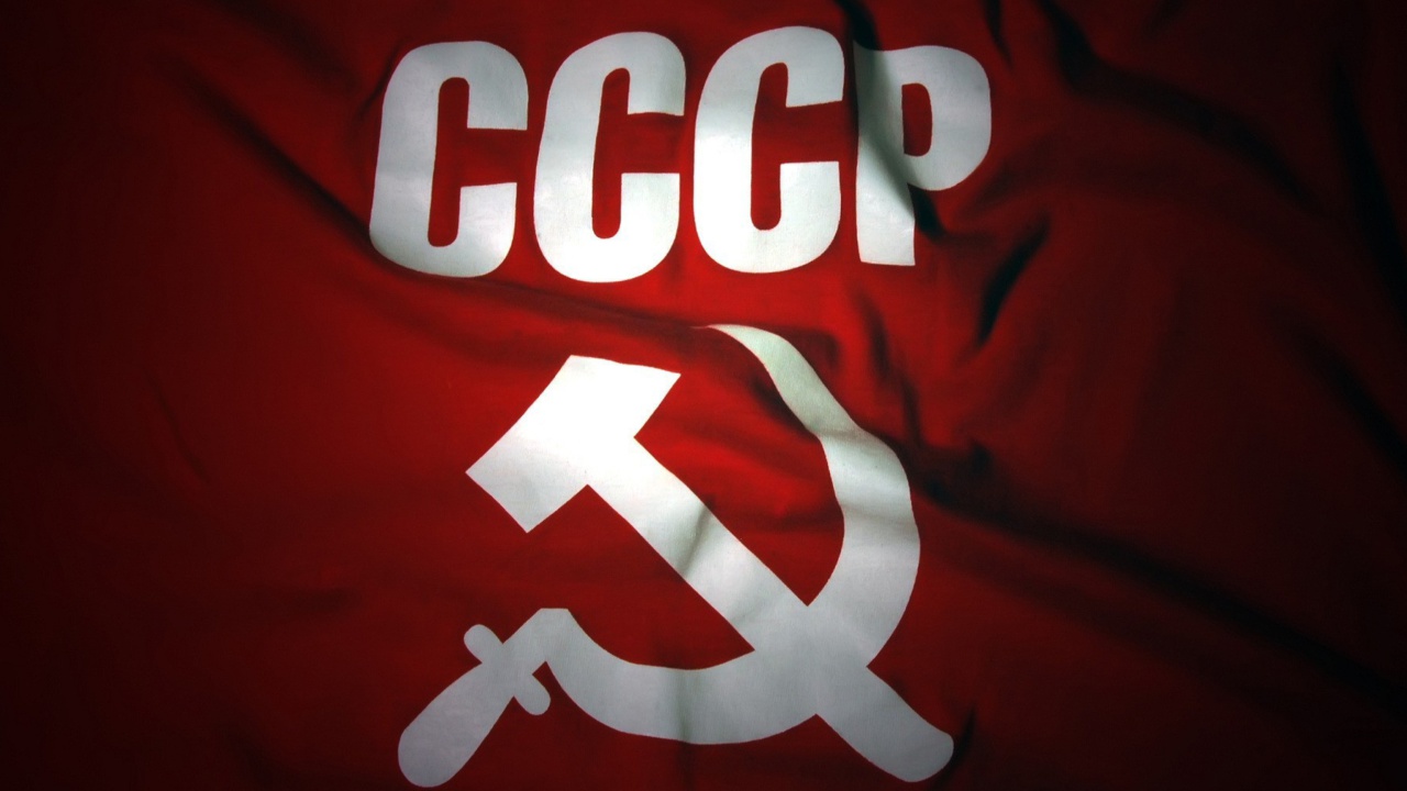 USSR Flag wallpaper 1280x720