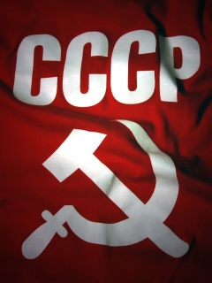 Das USSR Flag Wallpaper 240x320
