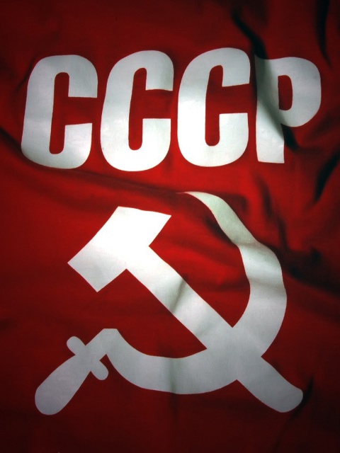 Das USSR Flag Wallpaper 480x640