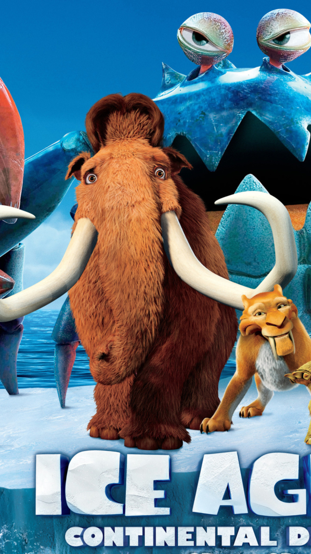 Ice Age 4 Continental Drift wallpaper 1080x1920