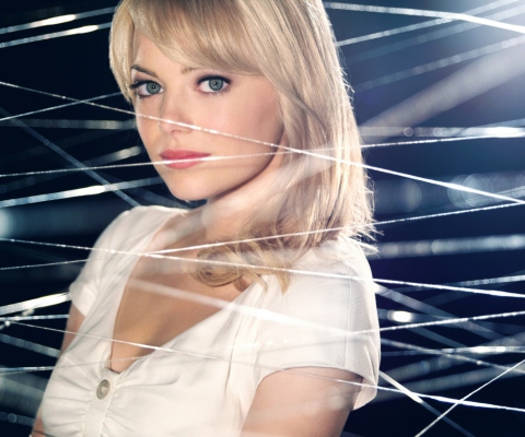 Sfondi Emma Stone As Gwen Stacy 480x400