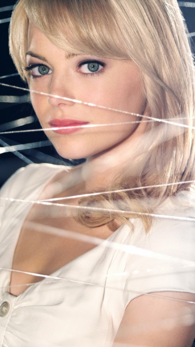 Sfondi Emma Stone As Gwen Stacy 640x1136