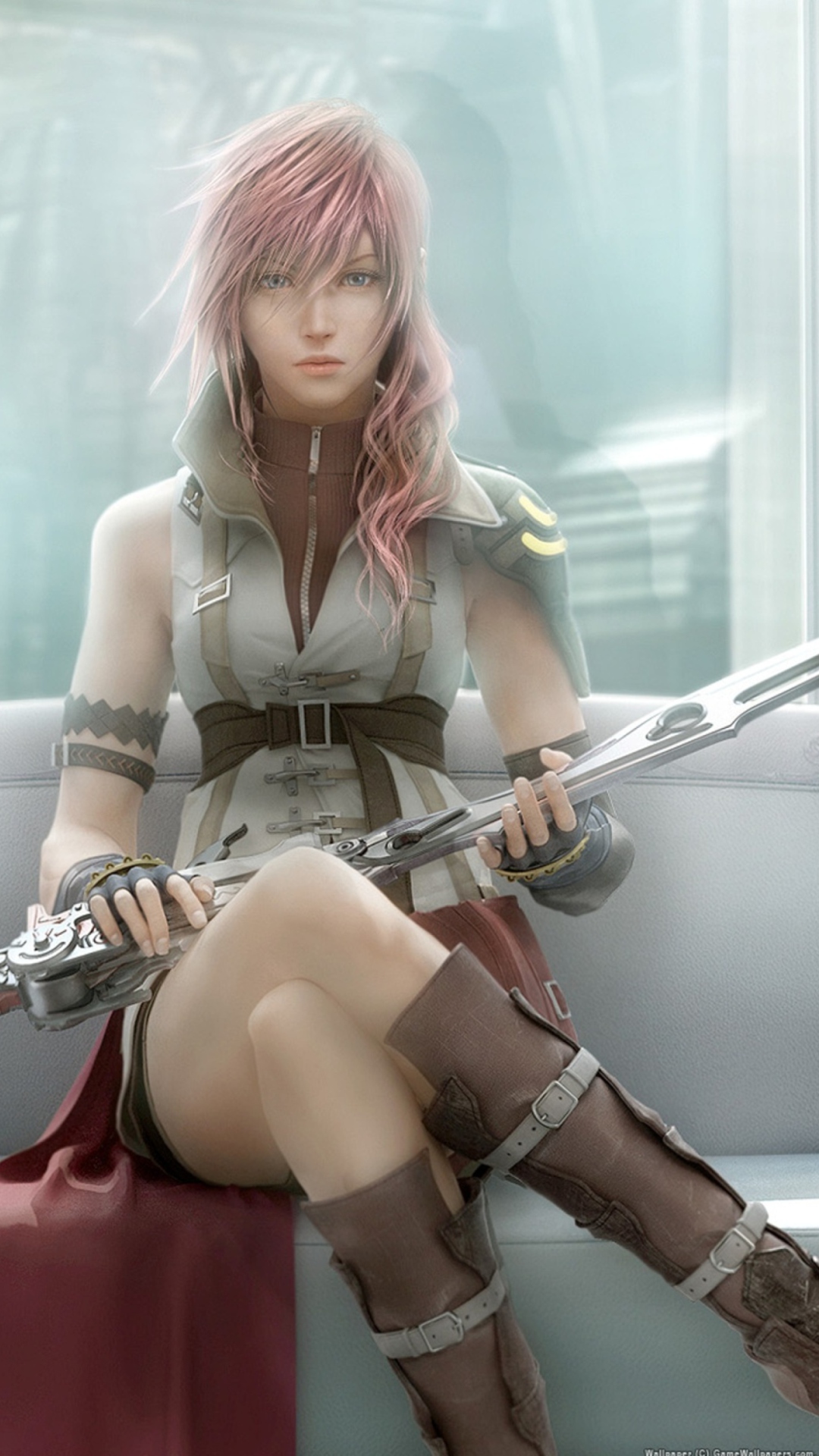 Обои Lightning - Final Fantasy 1080x1920