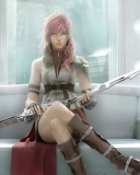 Screenshot №1 pro téma Lightning - Final Fantasy 128x160