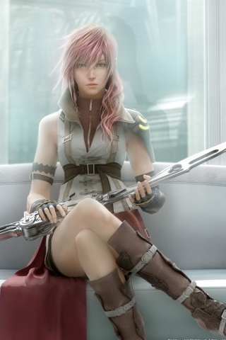 Screenshot №1 pro téma Lightning - Final Fantasy 320x480
