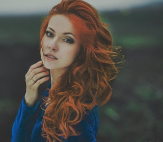Kostenloses Beautiful Redhead Girl Wallpaper für 208x208