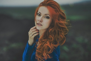 Beautiful Redhead Girl - Obrázkek zdarma 