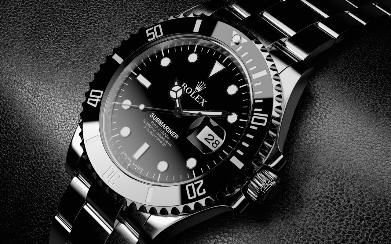 Fondo de pantalla Titanium Watch Rolex 1280x800