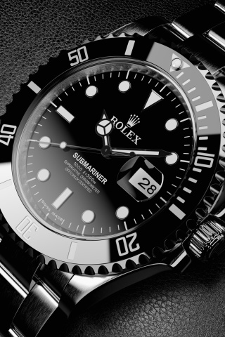 Fondo de pantalla Titanium Watch Rolex 320x480