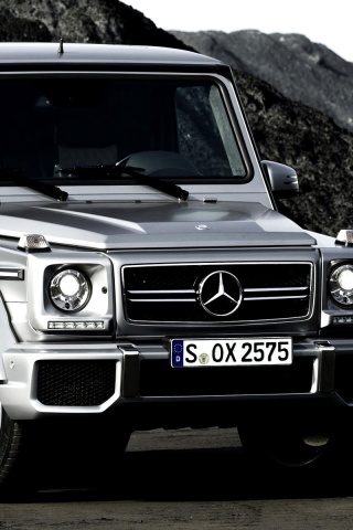 Обои Mercedes Benz G class Gelandewagen AMG 320x480