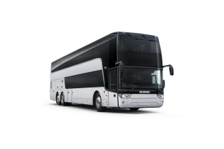 Scania Van Hool TDX27 Astromega Double Dekker Background for Android, iPhone and iPad