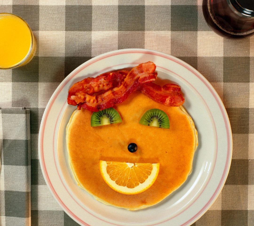 Kids Breakfast wallpaper 1080x960