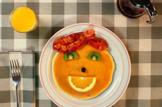 Kids Breakfast Wallpaper for Android, iPhone and iPad