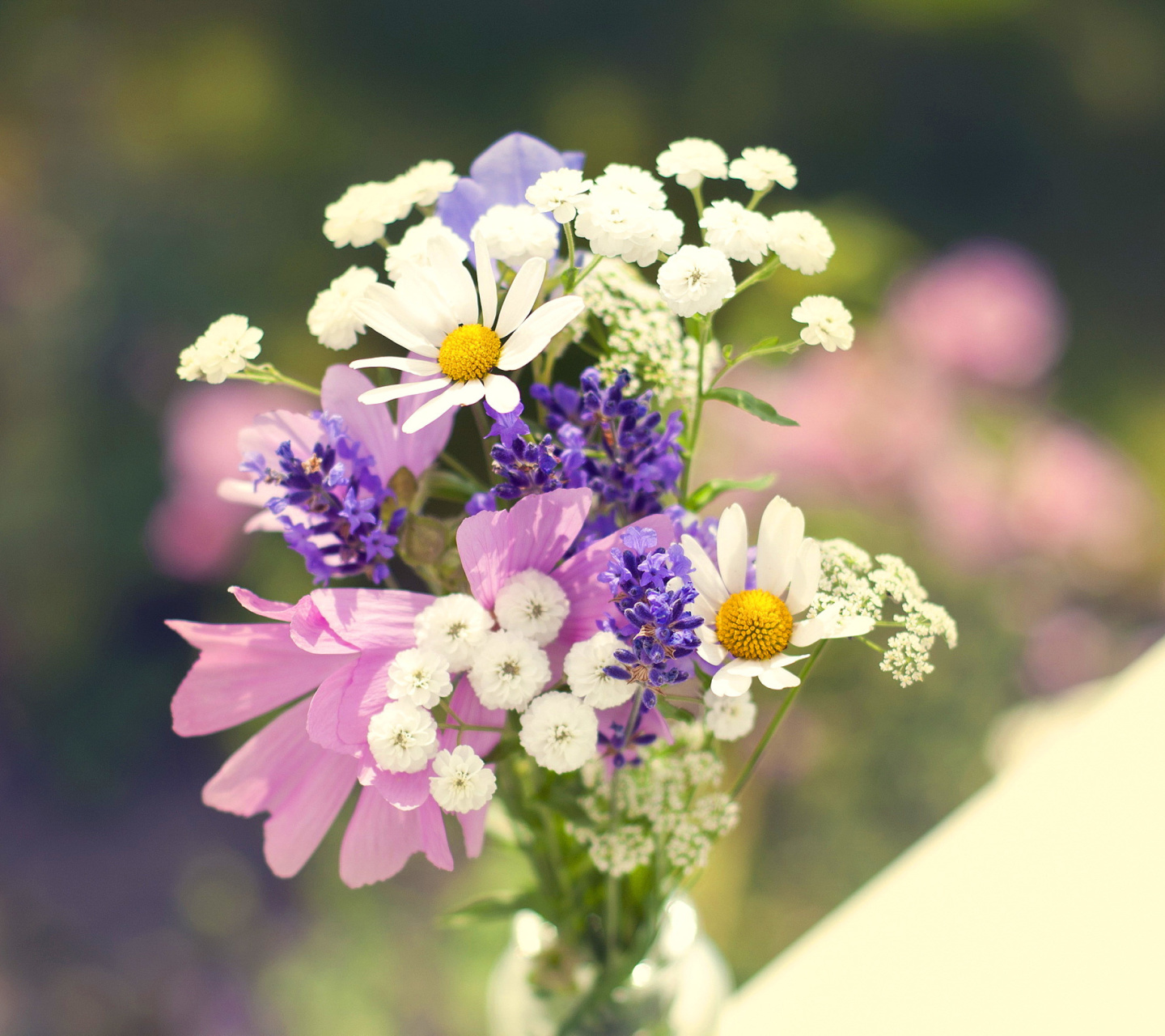 Fondo de pantalla Bouquet of wildflowers 1440x1280