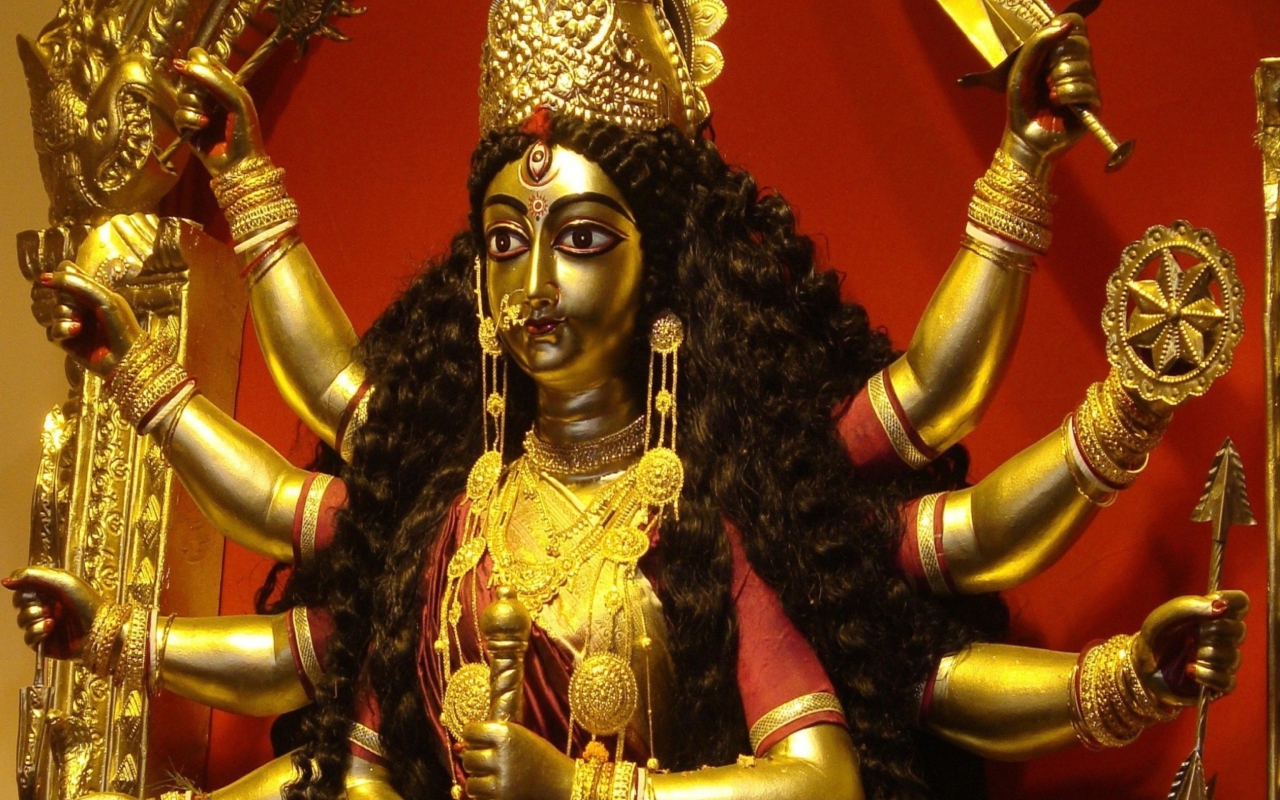 Goddess Durga wallpaper 1280x800