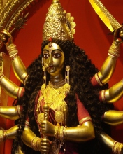 Das Goddess Durga Wallpaper 176x220