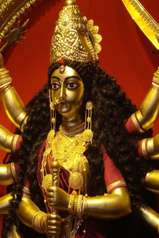 Das Goddess Durga Wallpaper 320x480