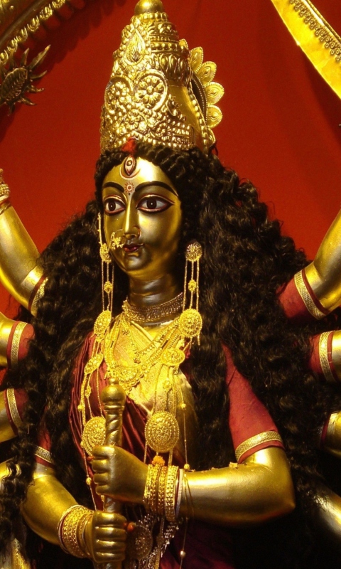 Das Goddess Durga Wallpaper 480x800