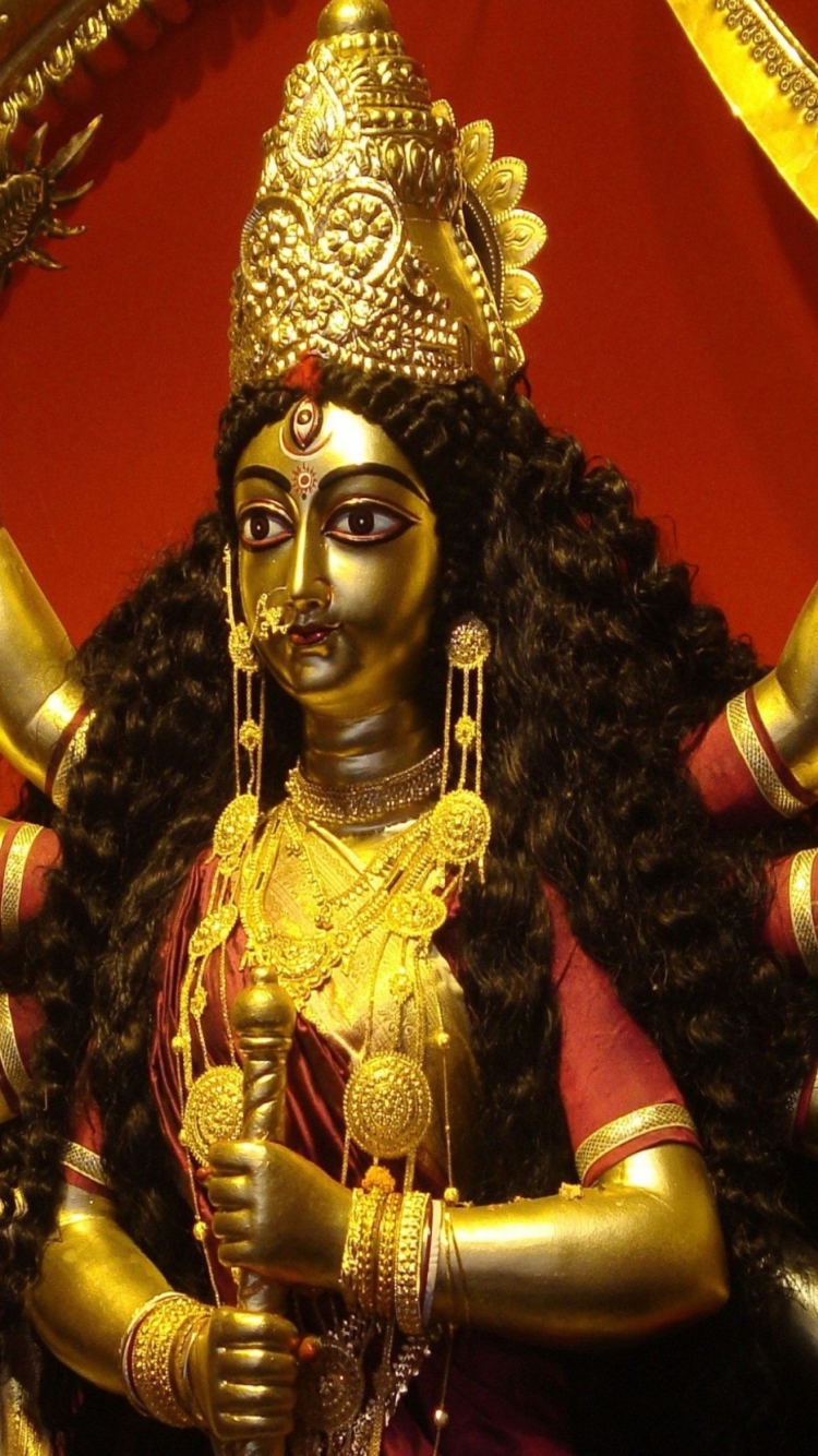 Goddess Durga wallpaper 750x1334