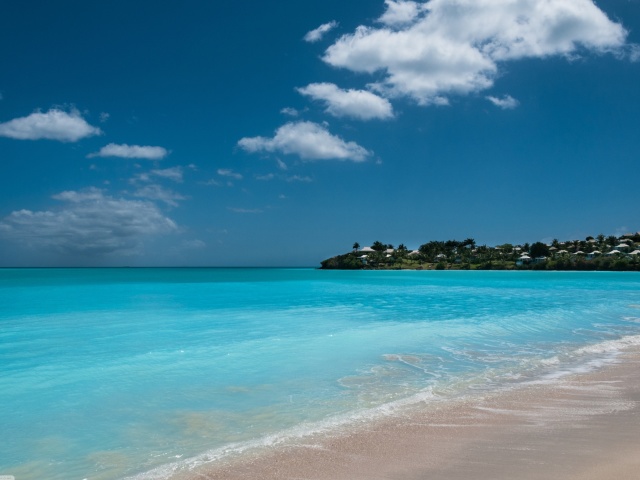 Fondo de pantalla Valley Church Beach in Antigua 640x480