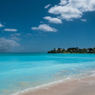 Kostenloses Valley Church Beach in Antigua Wallpaper für iPad Air