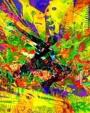 Das Colorful Abstract Wallpaper 128x160
