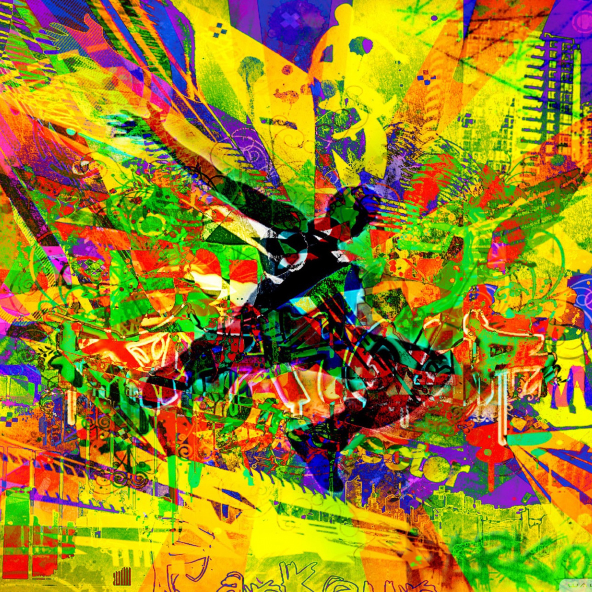 Fondo de pantalla Colorful Abstract 2048x2048