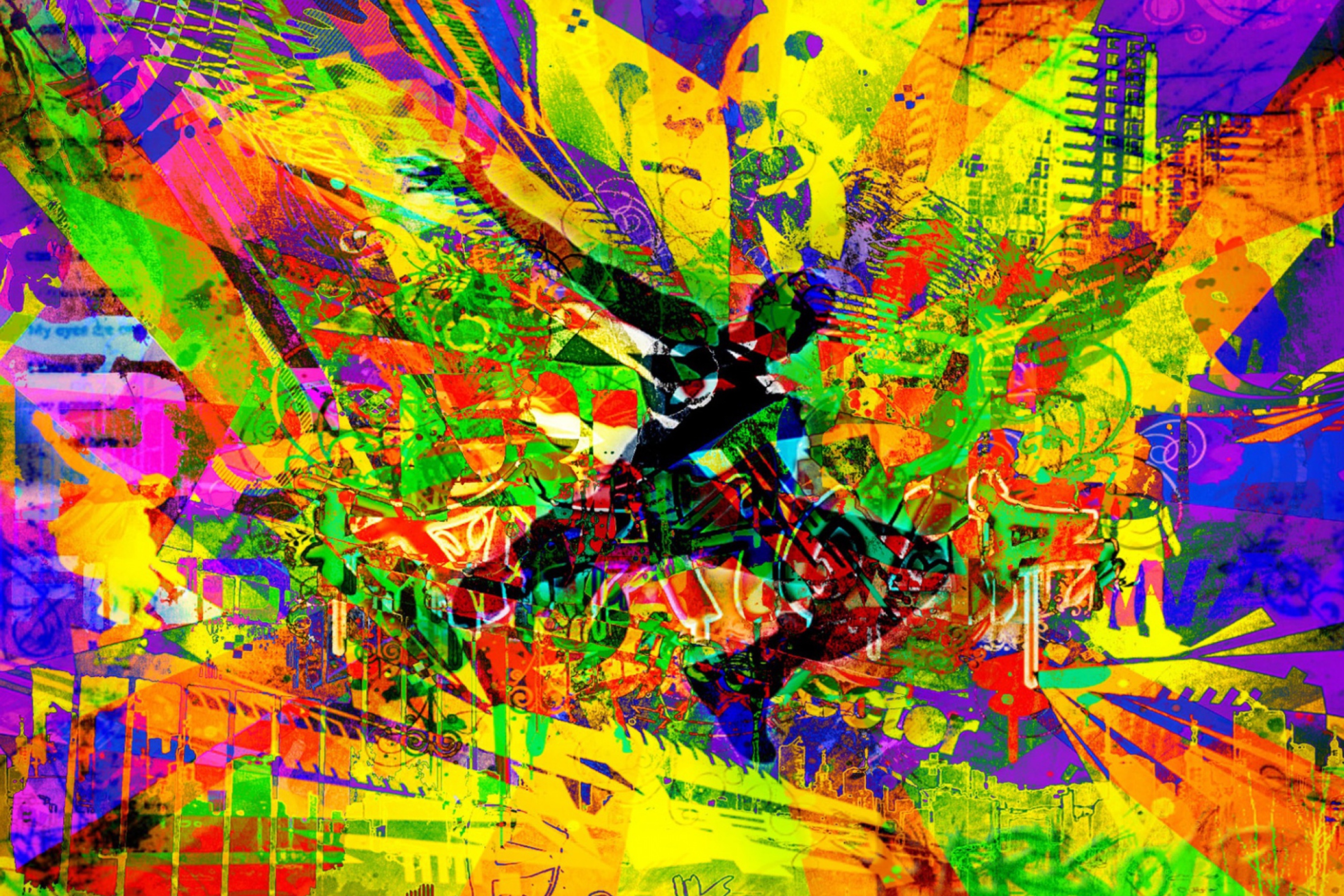 Fondo de pantalla Colorful Abstract 2880x1920