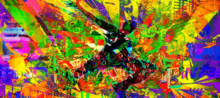 Fondo de pantalla Colorful Abstract 720x320