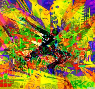 Colorful Abstract - Obrázkek zdarma pro 2048x2048