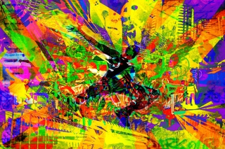 Colorful Abstract - Obrázkek zdarma pro Nokia Asha 200