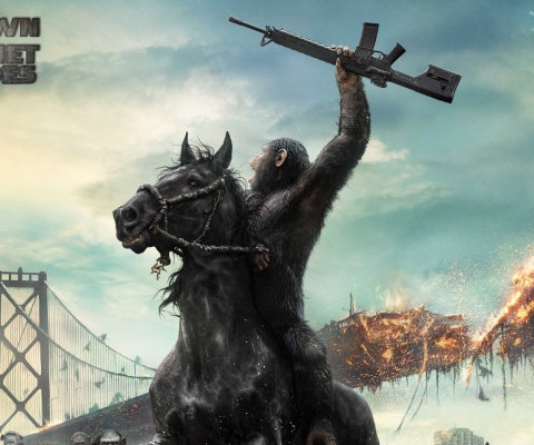 Sfondi Dawn Of The Planet Of The Apes Movie 480x400