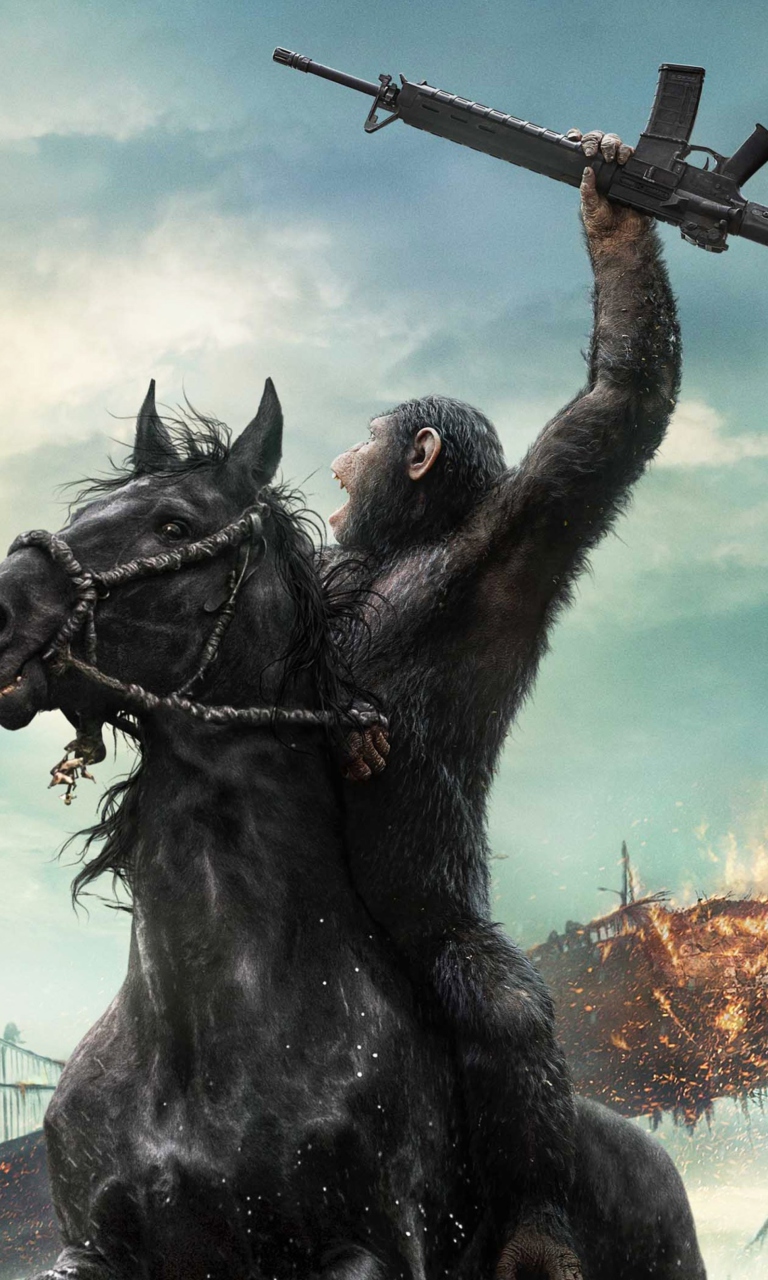 Dawn Of The Planet Of The Apes Movie wallpaper 768x1280