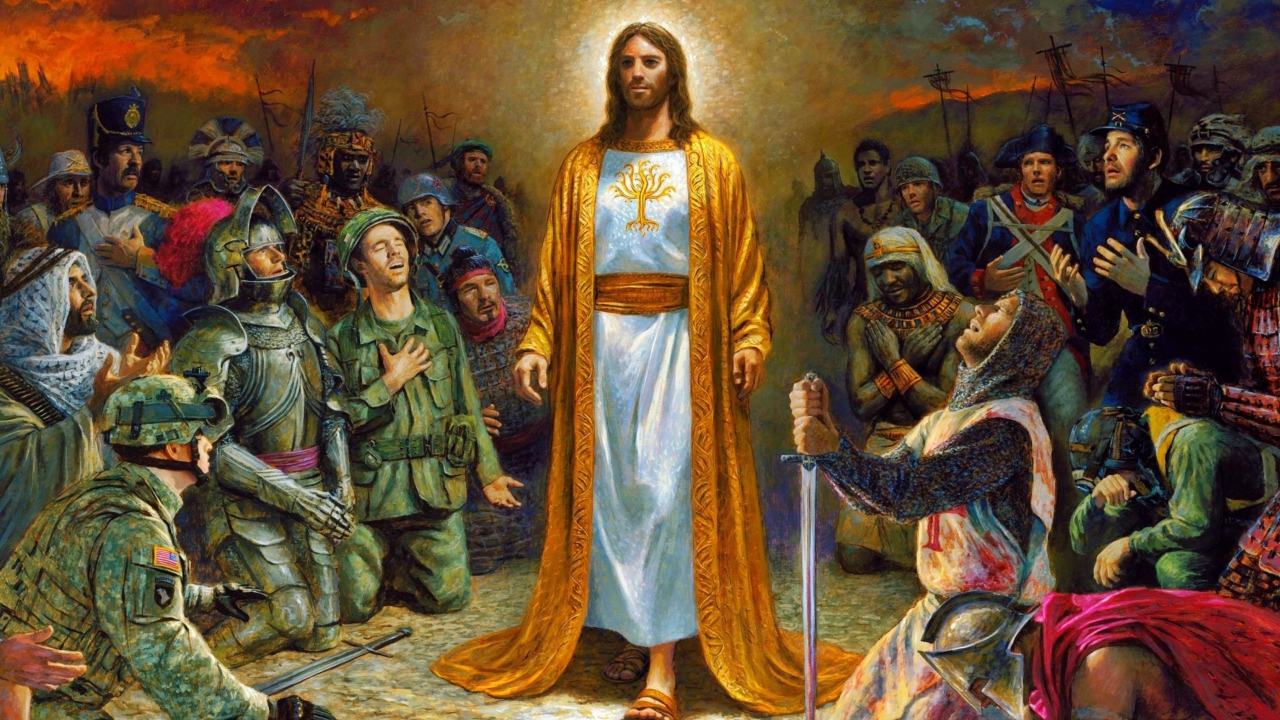 Das Soldiers & Jesus Wallpaper 1280x720