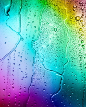 Sfondi Rainbow Drops 176x220