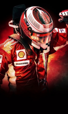 Fondo de pantalla Kimi Raikkonen 240x400