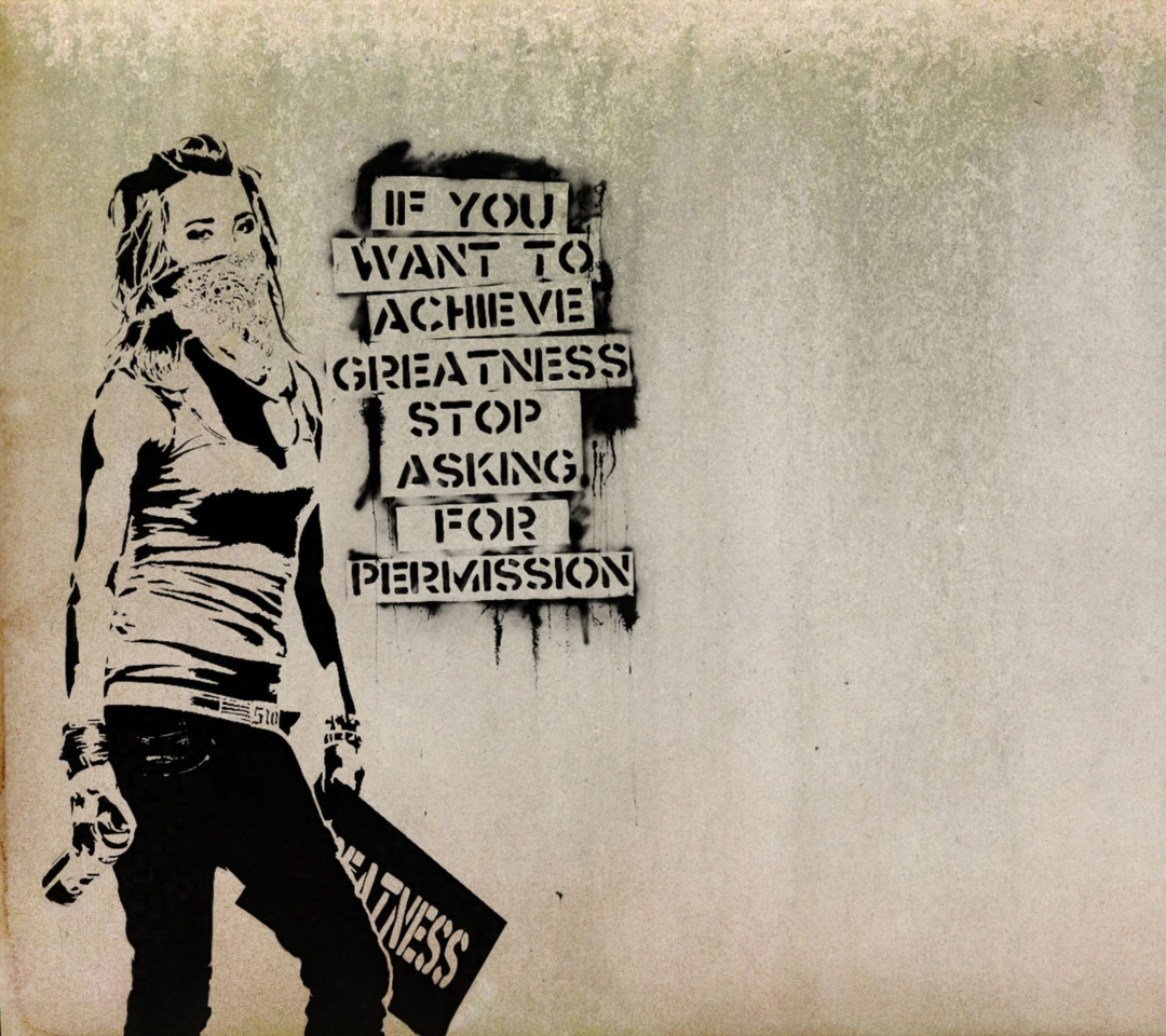 Graffiti Motivation Statement wallpaper 1080x960