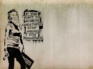 Screenshot №1 pro téma Graffiti Motivation Statement 320x240