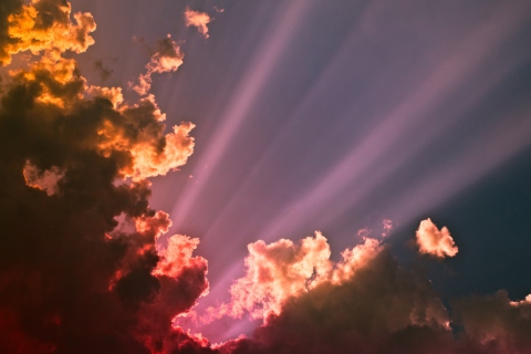 Colorful Clouds wallpaper 480x320