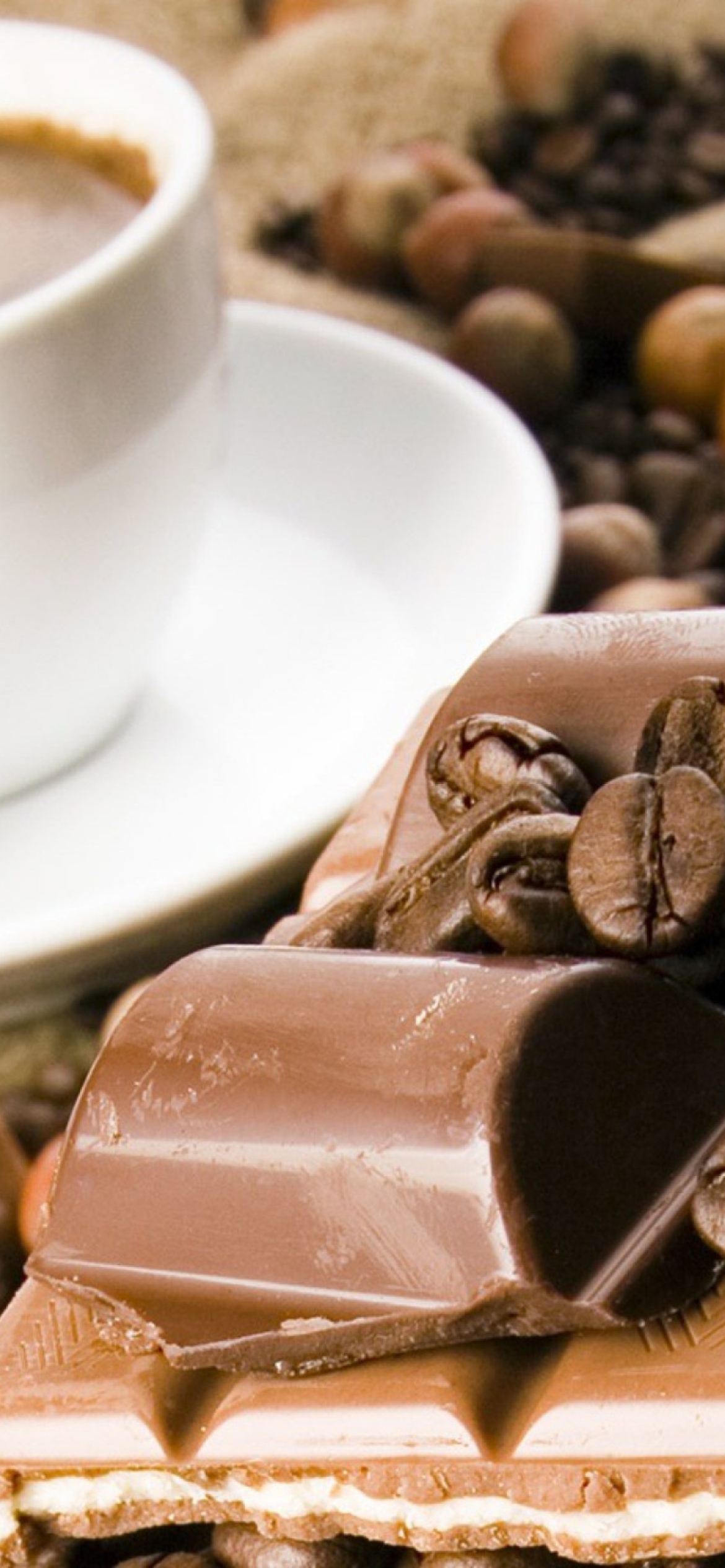 Das Coffee And Chocolate Wallpaper 1170x2532