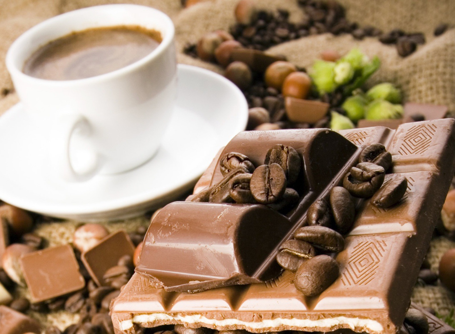 Coffee And Chocolate wallpaper 1920x1408