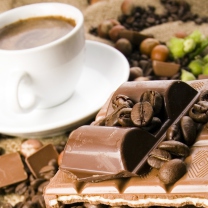 Обои Coffee And Chocolate 208x208