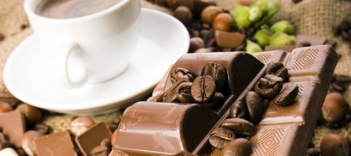 Das Coffee And Chocolate Wallpaper 720x320