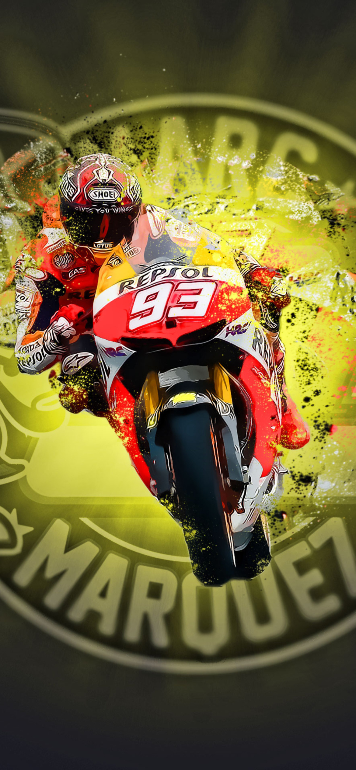 Screenshot №1 pro téma Marc Marquez - Moto GP 1170x2532