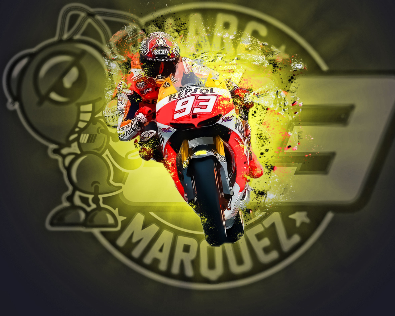 Sfondi Marc Marquez - Moto GP 1280x1024