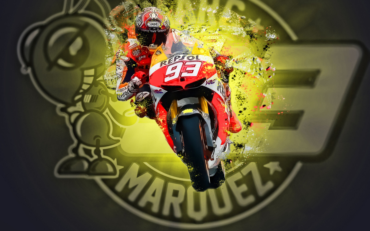 Sfondi Marc Marquez - Moto GP 1280x800