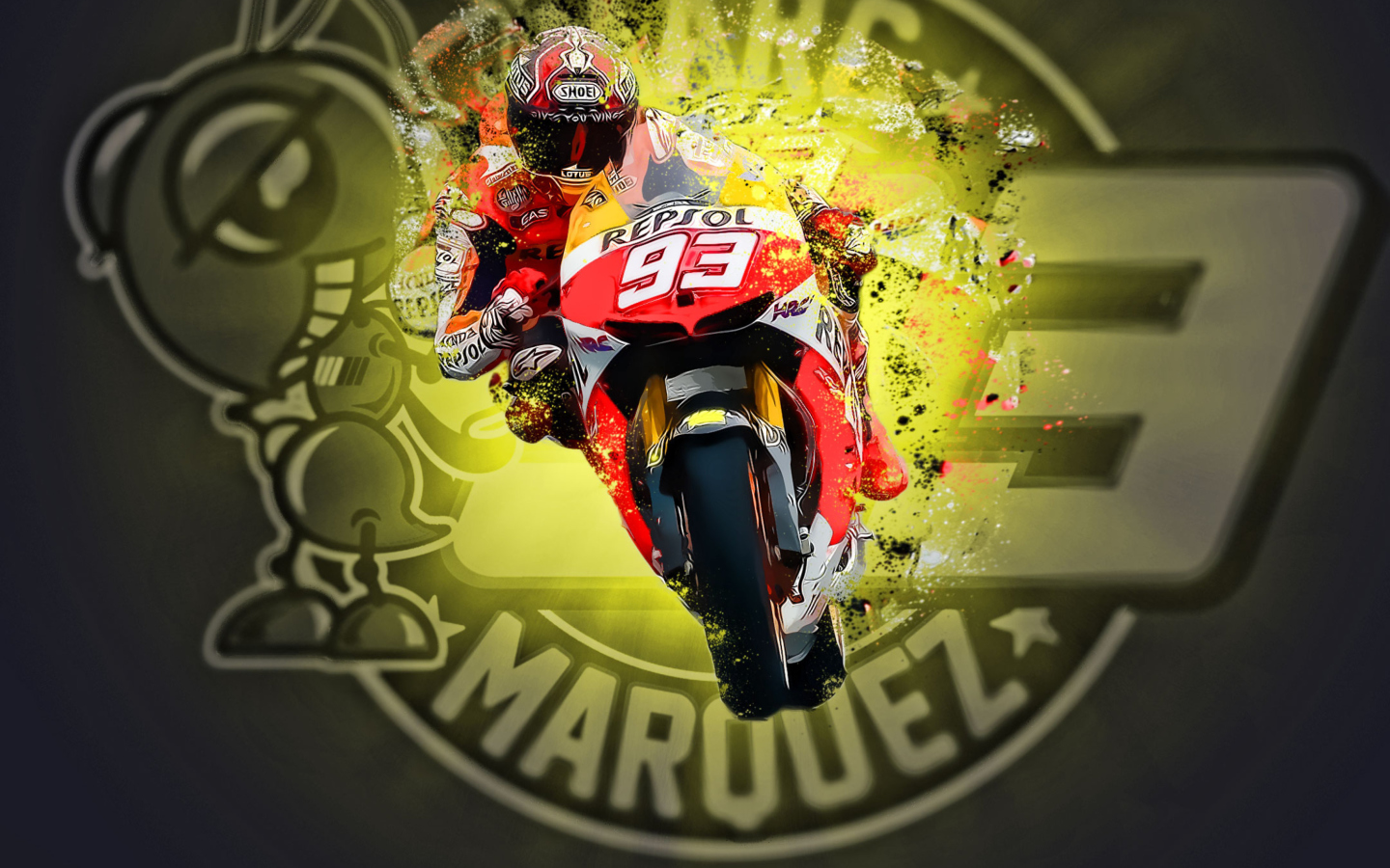 Screenshot №1 pro téma Marc Marquez - Moto GP 1440x900