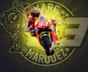 Das Marc Marquez - Moto GP Wallpaper 176x144